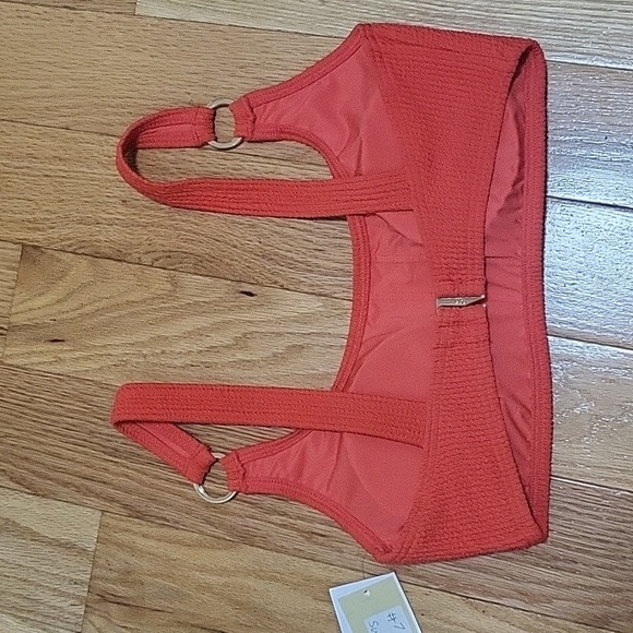 P1. NWT MICHAEL KORS Textured Bralette Bikini Top Size XS - Picture 6 of 9